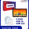 Màn Hình Android Santek X630 (Android 13) cho xe Ô tô