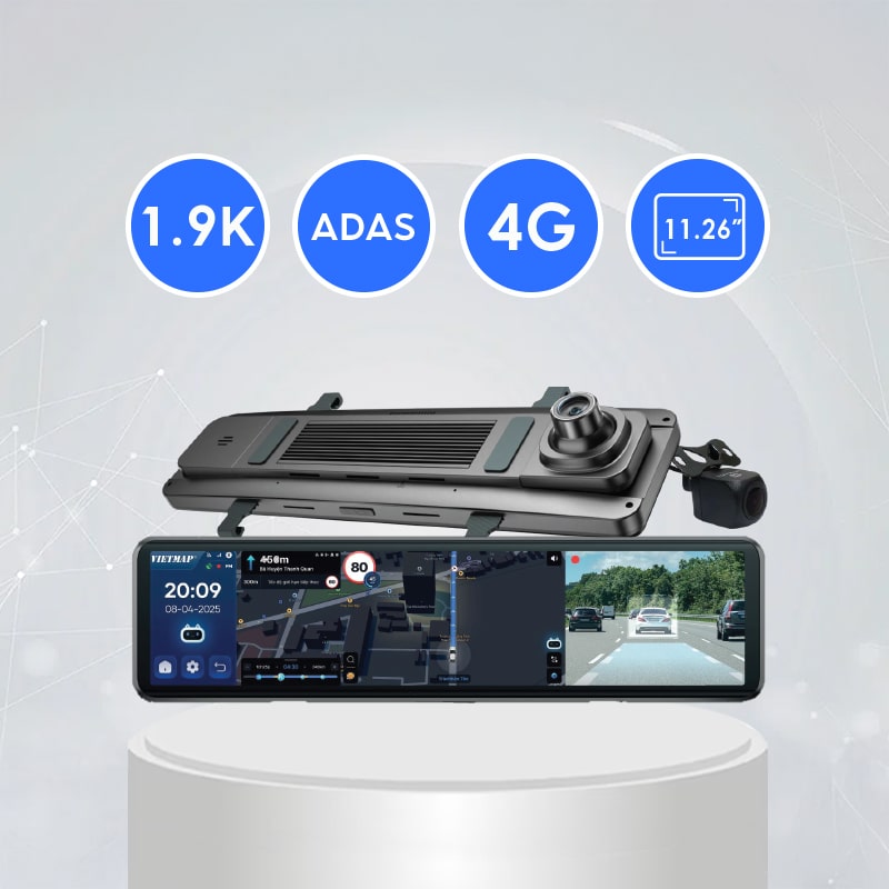 Camera Hành Trình Gương Vietmap V740 - AKauto